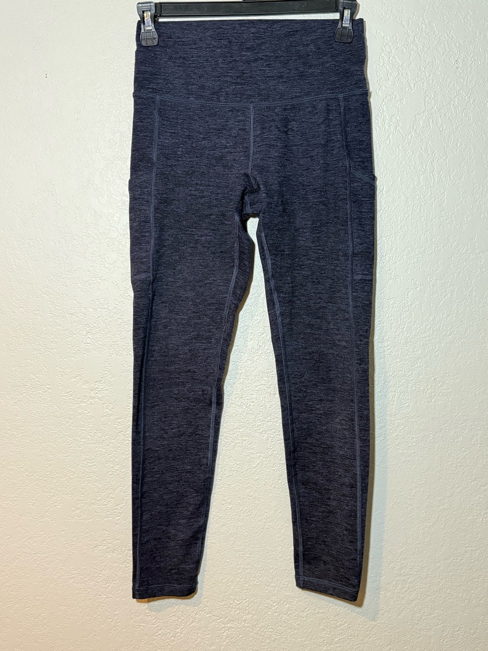 Aerie Offline- The Hugger Legging, High Rise, Heather Navy Blue, Size Medium
